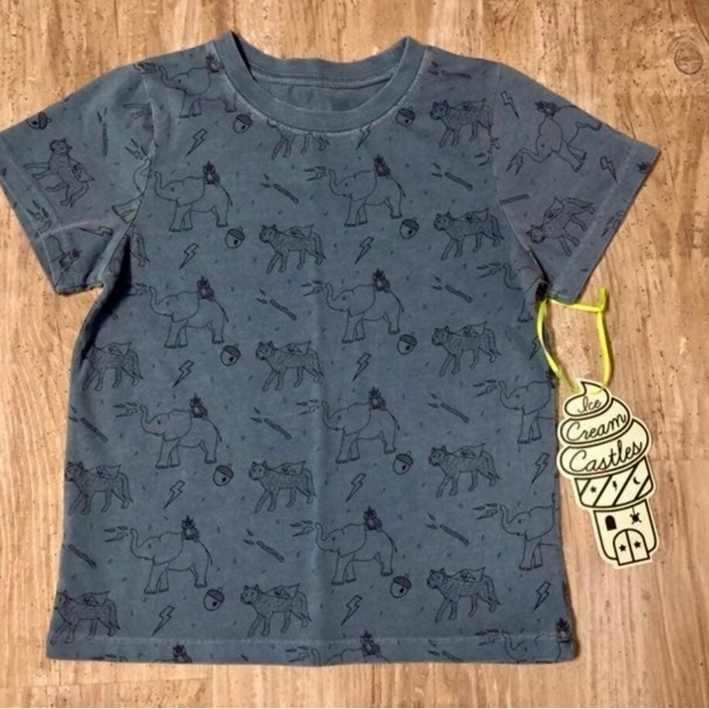 Animal Print Kids T-Shirt by Ice Cream Castles 6